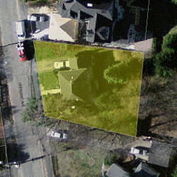 40 Crescent Ave, Newton MA 02459-2102 aerial view