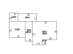 44 Swallow Dr, Newton MA  02462-1306 floor plan