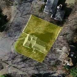 53 Warren St, Newton MA 02459-2333 aerial view