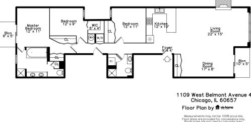 1109 Belmont Ave, Chicago IL  60657-3312 exterior