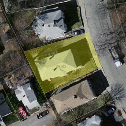 373 Linwood Ave, Newton MA 02460-1342 aerial view