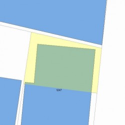 1249 Centre St, Newton MA  02459-1535 plot plan