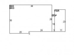 41 Melville Ave, Newton MA  02460-1223 floor plan