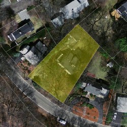 224 Quinobequin Rd, Newton MA 02468-1817 aerial view