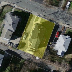 96 Boyd St, Newton MA 02458-1502 aerial view
