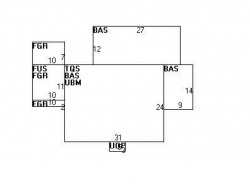 61 Randlett Park, Newton MA 02465-1718 floor plan