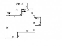 41 Bound Brook Rd, Newton MA 02461-2014 floor plan