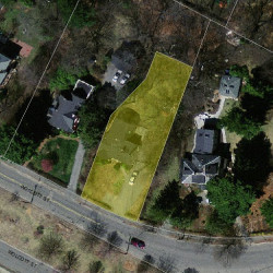 399 Wolcott St, Newton MA  02466-1521 aerial view