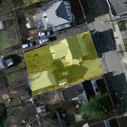 81 Dalby St, Newton MA 02458-1032 aerial view