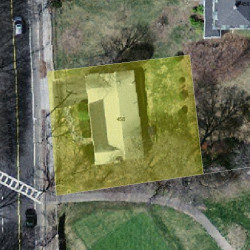 458 Winchester St, Newton MA 02461-2013 aerial view