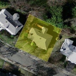 68 Cynthia Rd, Newton MA 02459-2834 aerial view