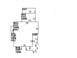 133 Webster St, Newton MA 02465-1822 floor plan