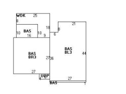 107 Brandeis Rd, Newton MA  02459-2707 floor plan