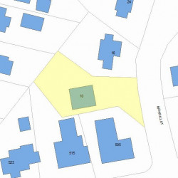 10 Morrill St, Newton MA 02465-1318 plot plan