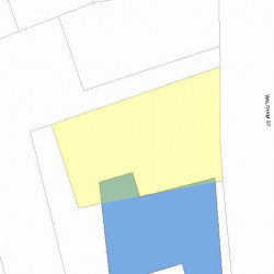 521 Waltham St, Newton MA 02465-1931 plot plan