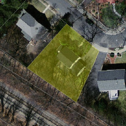 78 Larchmont Ave, Newton MA 02468-2014 aerial view