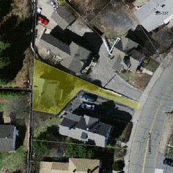 347 Linwood Ave, Newton MA 02460-1342 aerial view