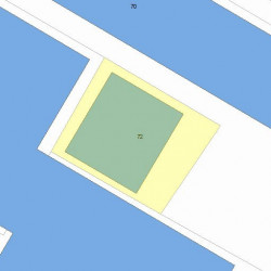 72 Needham St, Newton MA 02461-1616 plot plan