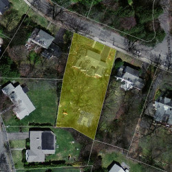 122 Berkeley St, Newton MA 02465-2619 aerial view