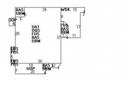 322 Franklin St, Newton MA  02458-2301 floor plan