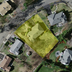 45 Cross Hill Rd, Newton MA 02459-3119 aerial view