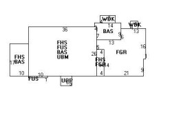 17 Wauwinet Rd, Newton MA 02465-2941 floor plan