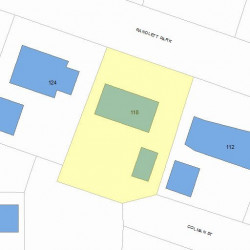 118 Randlett Park, Newton MA 02465-1744 plot plan