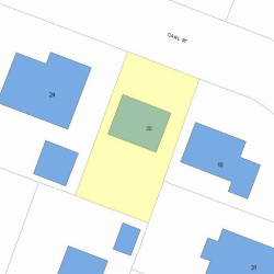 20 Carl St, Newton MA 02461-1906 plot plan