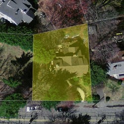177 Homer St, Newton MA  02459-1515 aerial view