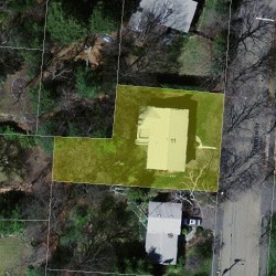11 Andrew St, Newton MA 02461-2101 aerial view