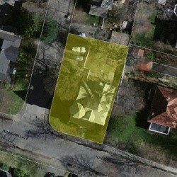 75 Hunnewell Ave, Newton MA  02458-2238 aerial view