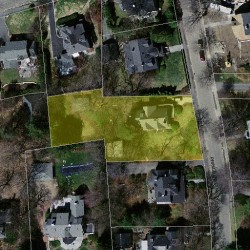 95 Prince St, Newton MA 02465-2632 aerial view