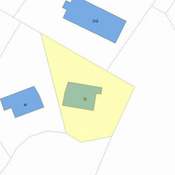 35 Albert Rd, Newton MA  02466-1302 plot plan