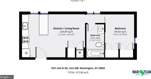 1831 2nd St, Washington DC  20024-3413 exterior