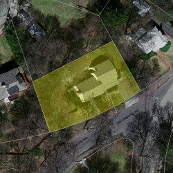 9 Devonshire Rd, Newton MA 02468-2207 aerial view