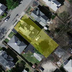 96 Floral St, Newton MA 02461-1523 aerial view