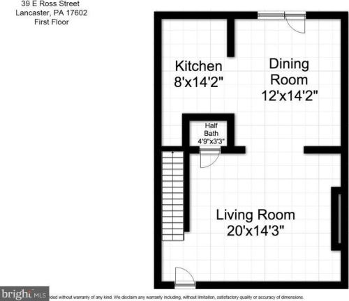 39 Ross St, Lancaster PA 17602-1944 exterior