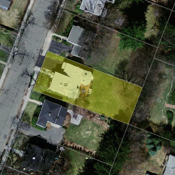 82 Allen Ave, Newton MA 02468-1721 aerial view