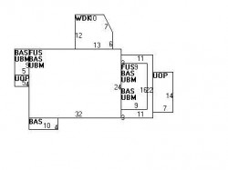 18 Fairfield St, Newton MA  02460-2108 floor plan