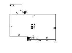 63 Lovett Rd, Newton MA  02459-3107 floor plan