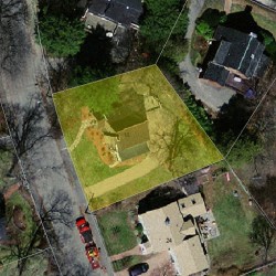 18 Wauwinet Rd, Newton MA  02465-2942 aerial view