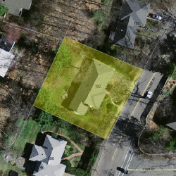 182 Brookline St, Newton MA 02459-2803 aerial view