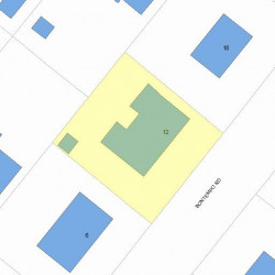 12 Bontempo Rd, Newton MA 02459-3602 plot plan