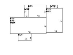 69 Cottage St, Newton MA  02464-1228 floor plan