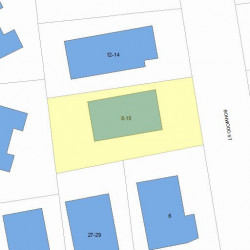10 Bonwood St, Newton MA 02460-2230 plot plan