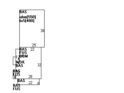 74 Boyd St, Newton MA  02458-1502 floor plan