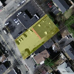 1194 Walnut St, Newton MA 02461-1269 aerial view