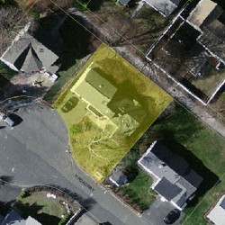 31 Van Wart Path, Newton MA 02459-3720 aerial view