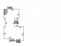 24 Wilde Rd, Newton MA  02468-1325 floor plan