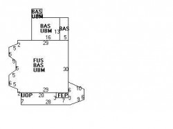 298 Derby St, Newton MA 02465-1008 floor plan
